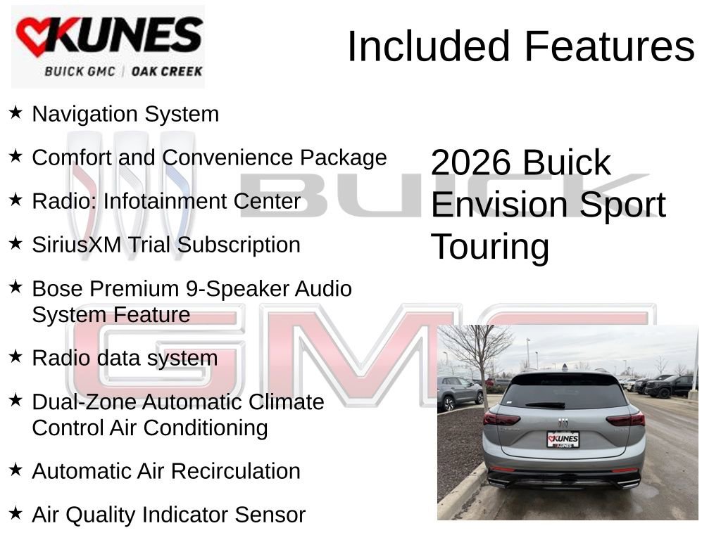 New 2026 Buick Envision Sport Touring AWD/4WD image 2