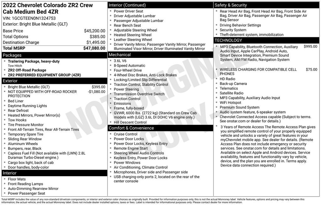 Used 2022 Chevrolet Colorado ZR2 AWD/4WD image 3