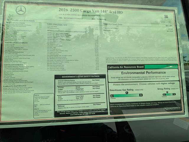 New 2026 Mercedes-Benz Sprinter 2500 image 16