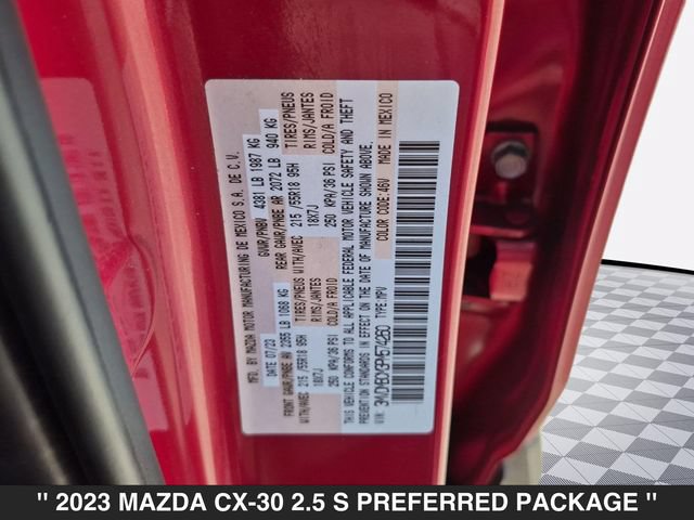 Certified 2023 MAZDA CX-30 AWD 2.5 S w/ Preferred Package image 37