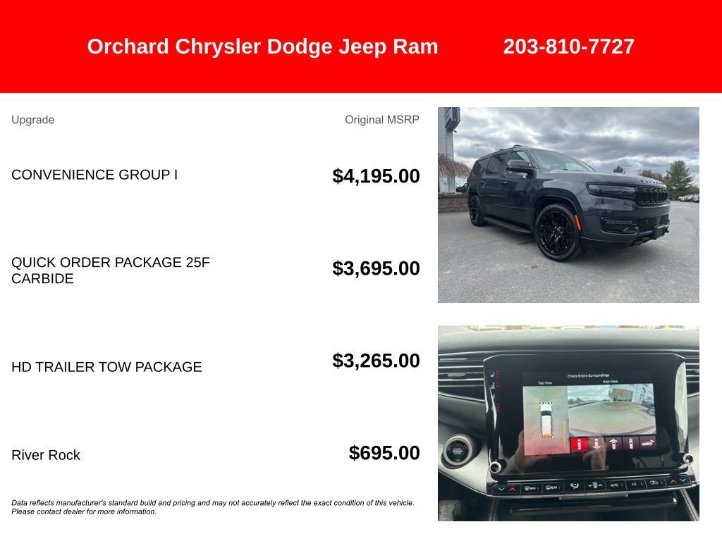 Used 2023 Jeep Wagoneer Series II w/ Convenience Group I image 5