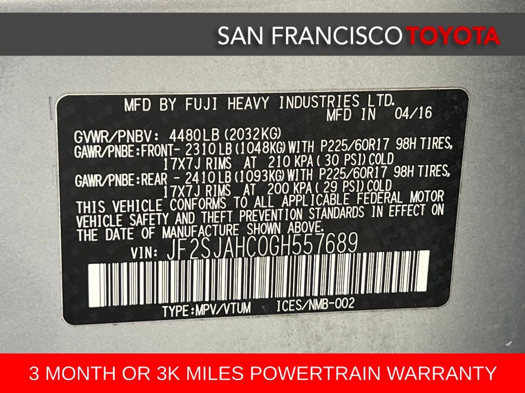 Used 2016 Subaru Forester 2.5i Limited w/ Rugged Package #2 image 41