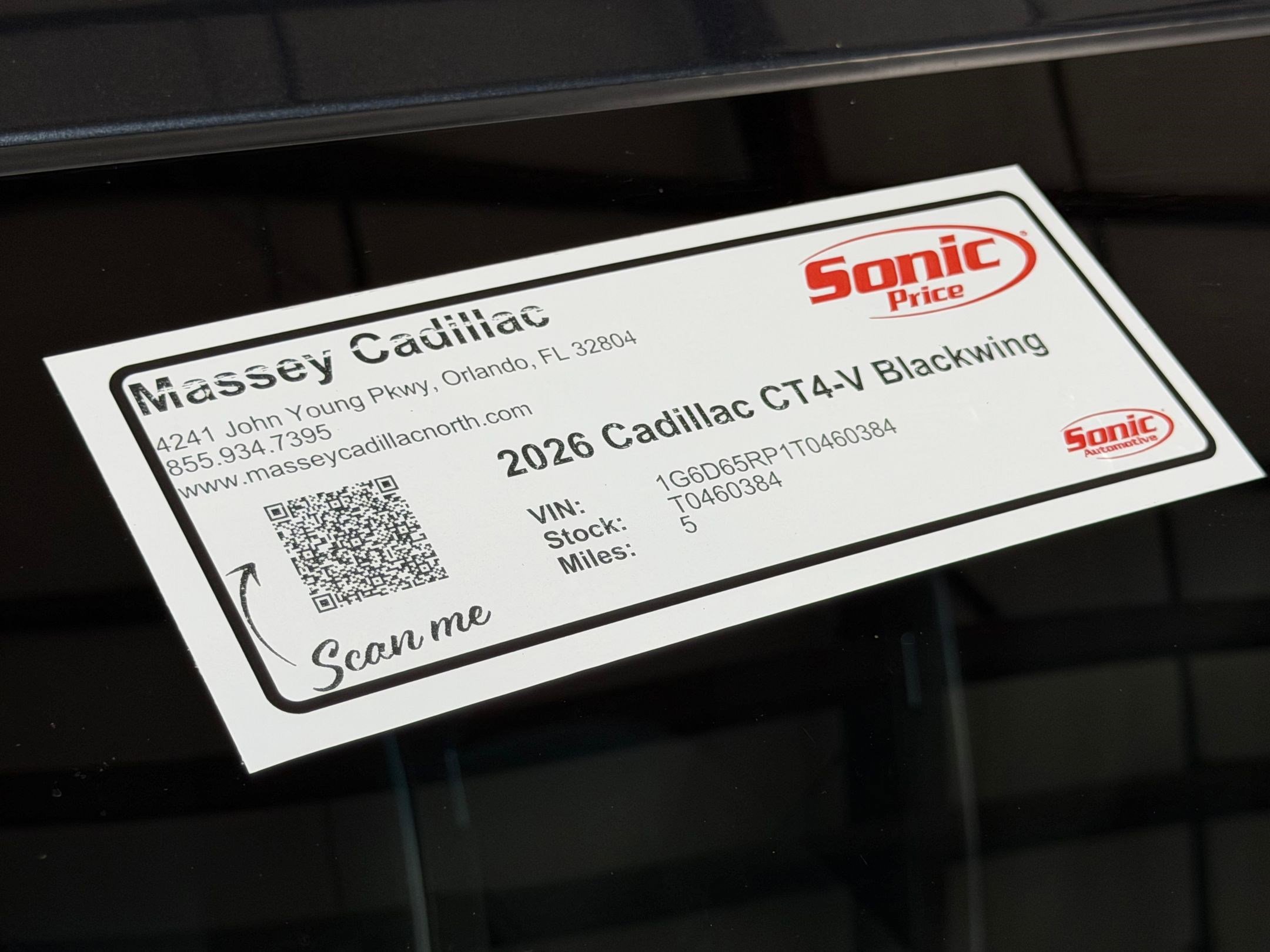 New 2026 Cadillac CT4 V Blackwing RWD image 57