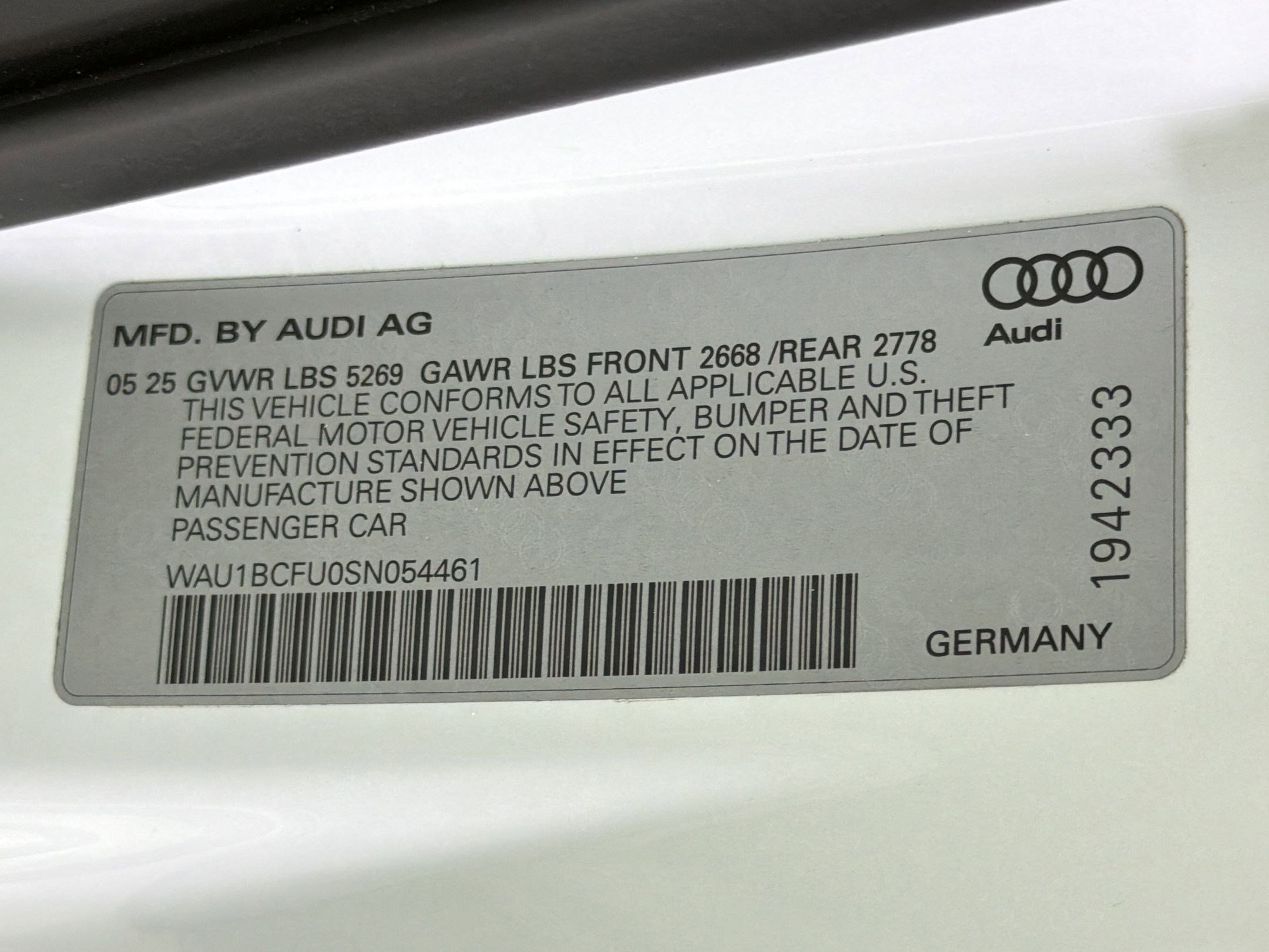 Certified 2025 Audi A5 2.0T Premium w/ Convenience Package AWD/4WD image 24