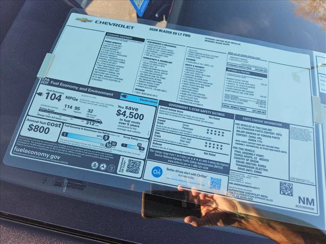New 2026 Chevrolet Blazer EV LT image 20