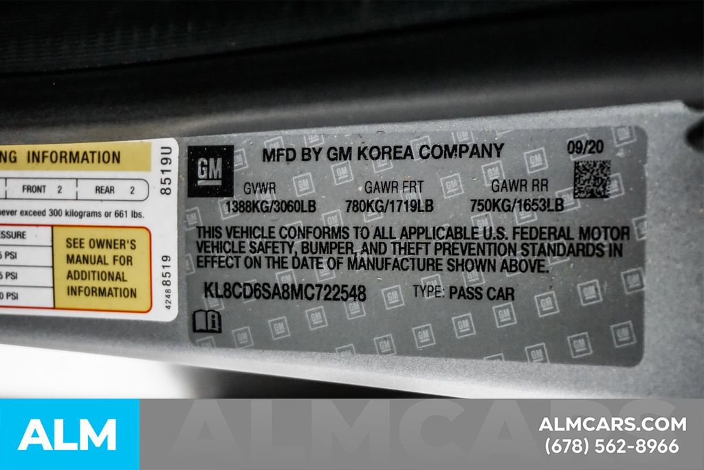 Used 2021 Chevrolet Spark LT image 52