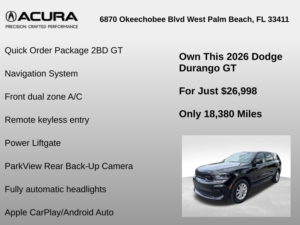 Used 2026 Dodge Durango GT RWD image 6