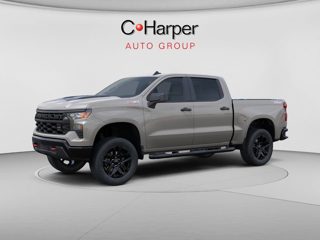 New 2026 Chevrolet Silverado 1500 Custom Trail Boss w/ LPO, Dark Essentials Package AWD/4WD image 2