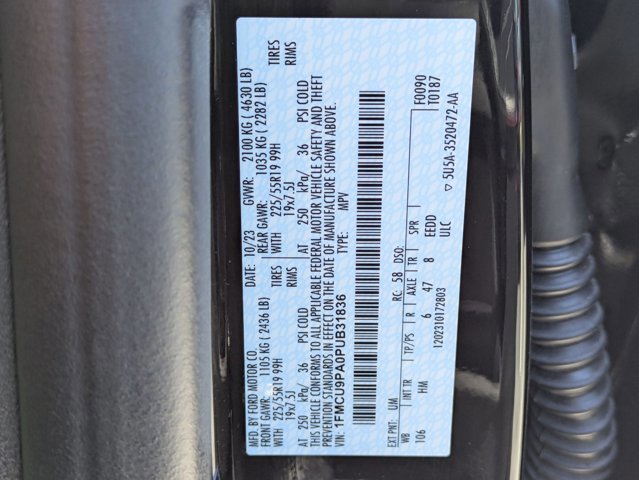 Certified 2023 Ford Escape ST-Line Elite image 25