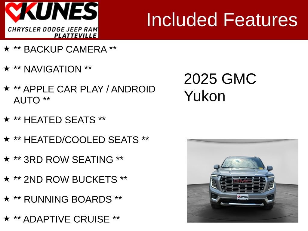 Used 2025 GMC Yukon Denali AWD/4WD image 2