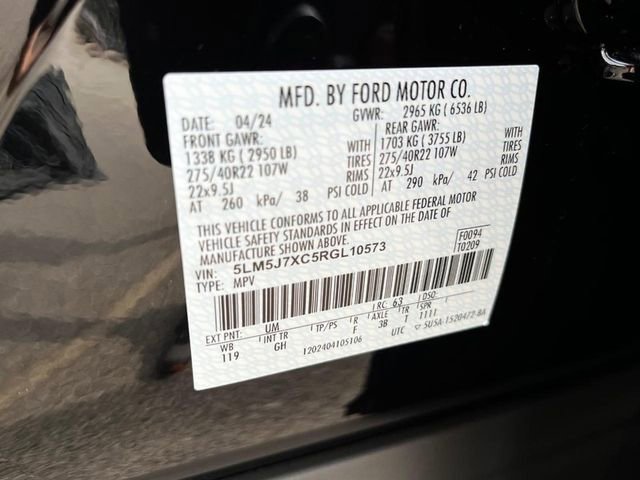 New 2024 Lincoln Aviator Reserve w/ Equipment Group 201A image 22