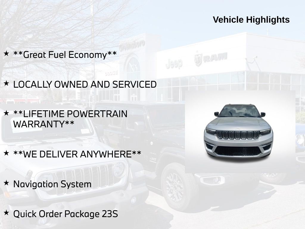 Used 2025 Jeep Grand Cherokee Summit AWD/4WD image 5