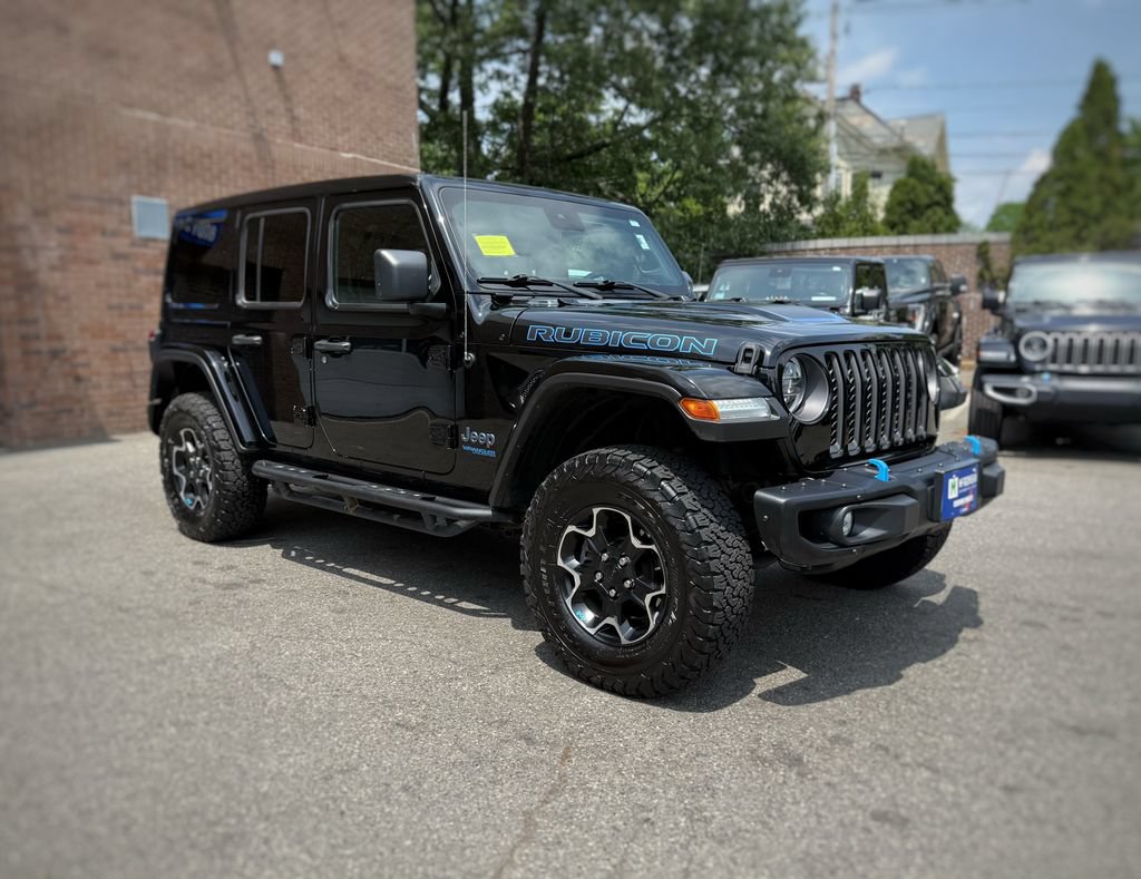 Used 2021 Jeep Wrangler Unlimited Rubicon 4xe w/ Steel Bumper Group AWD/4WD image 3