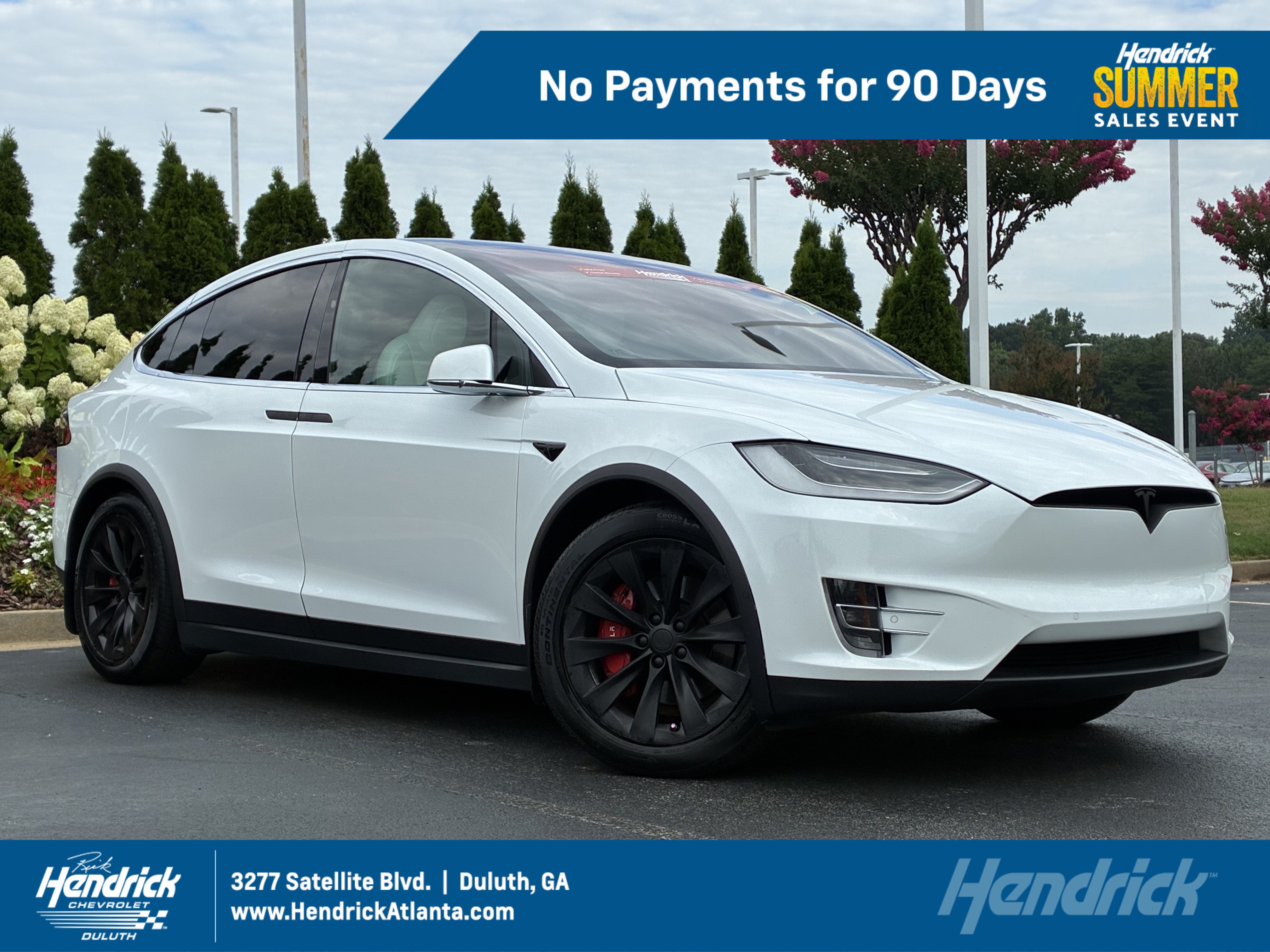 Used 2020 Tesla Model X Long Range AWD/4WD image 1