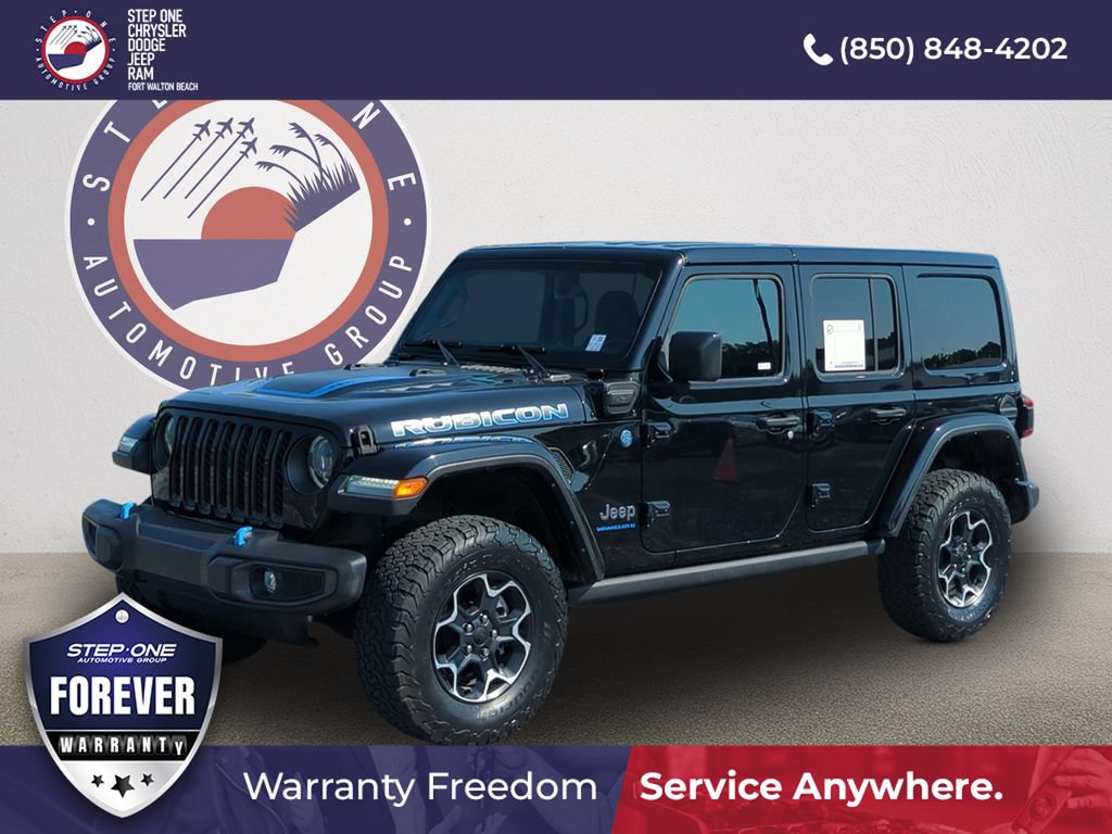 Used 2023 Jeep Wrangler Unlimited Rubicon 4xe w/ Safety Group AWD/4WD image 2
