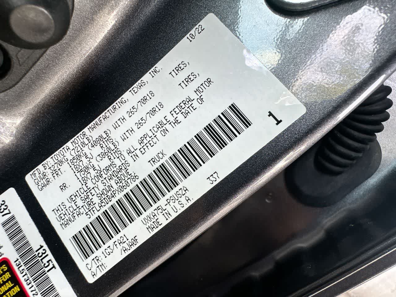 Used 2023 Toyota Tundra SR5 w/ SR5 Convenience Package AWD/4WD image 29