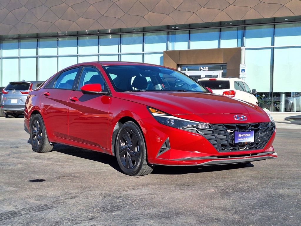 Certified 2022 Hyundai Elantra Blue image 1