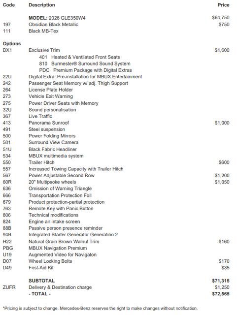 Certified 2026 Mercedes-Benz GLE 350 4MATIC image 3