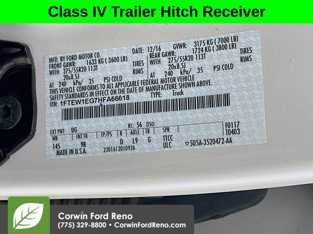 Used 2017 Ford F150 Platinum w/ Equipment Group 701A Luxury image 32