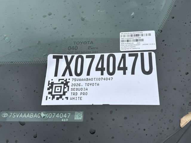 Certified 2026 Toyota Sequoia TRD Pro w/ TRD Performance Package (TMS) AWD/4WD image 36