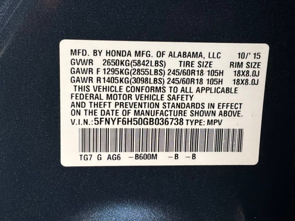 Used 2016 Honda Pilot EX-L image 35