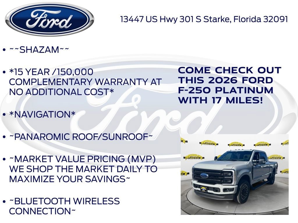 New 2026 Ford F250 Platinum AWD/4WD image 5
