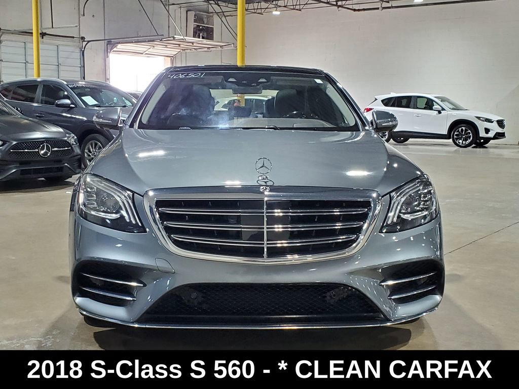 Used 2018 Mercedes-Benz S 560 4MATIC Sedan image 2