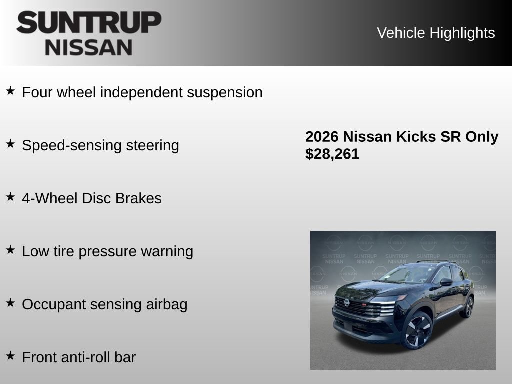 Used 2026 Nissan Kicks SR w/ Cold Weather Package AWD/4WD image 16