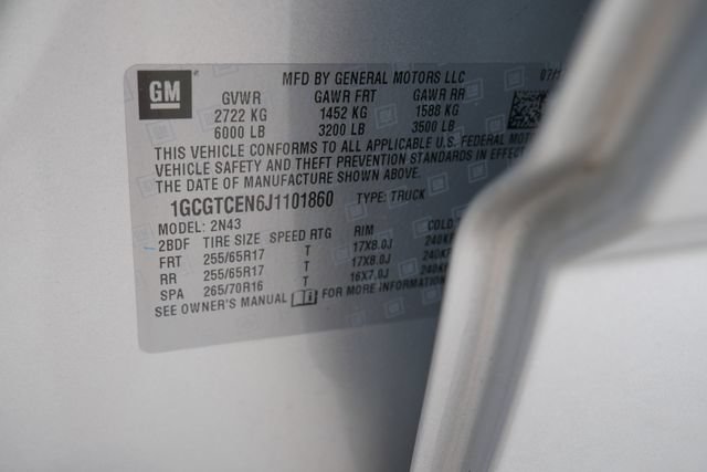 Used 2018 Chevrolet Colorado LT AWD/4WD image 25