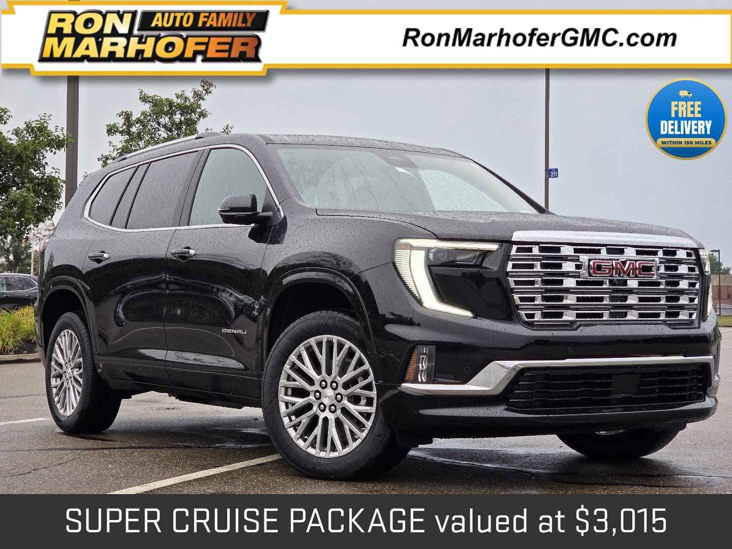 New 2026 GMC Acadia Denali w/ Super Cruise Package AWD/4WD 360° Tour