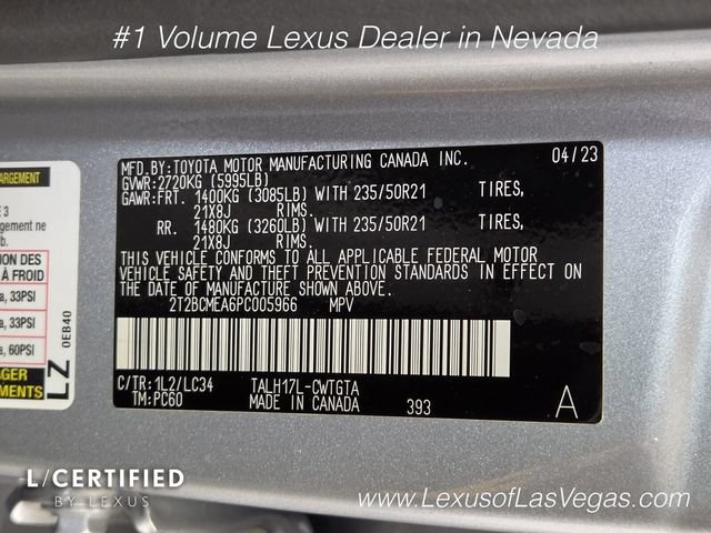 Certified 2023 Lexus RX 500h F Sport w/ Cold Area Package AWD/4WD image 29