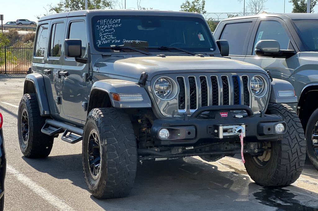 Used 2021 Jeep Wrangler Unlimited Sahara w/ Cold Weather Group AWD/4WD image 2