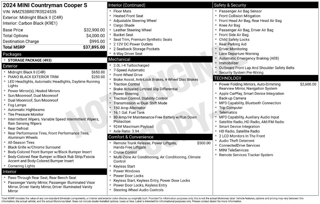 Used 2024 MINI Cooper Countryman S FWD image 40