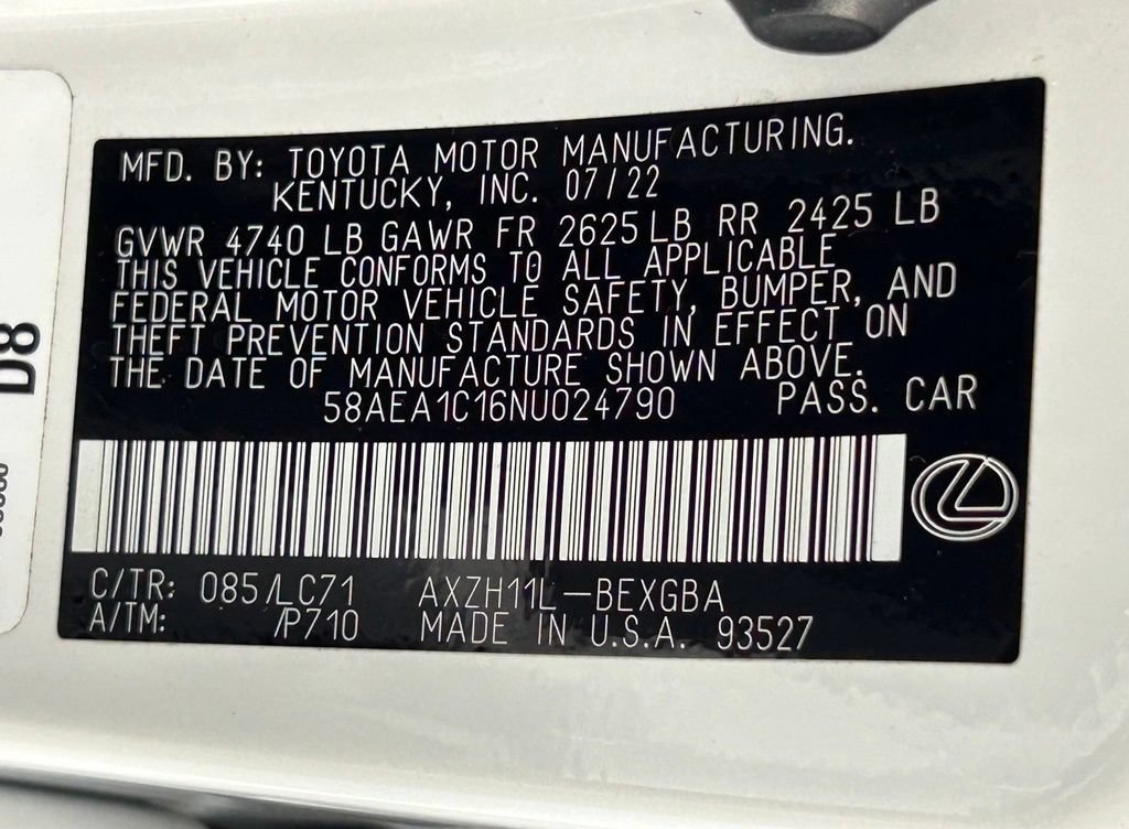 Used 2022 Lexus ES 300h w/ Luxury Package FWD image 40