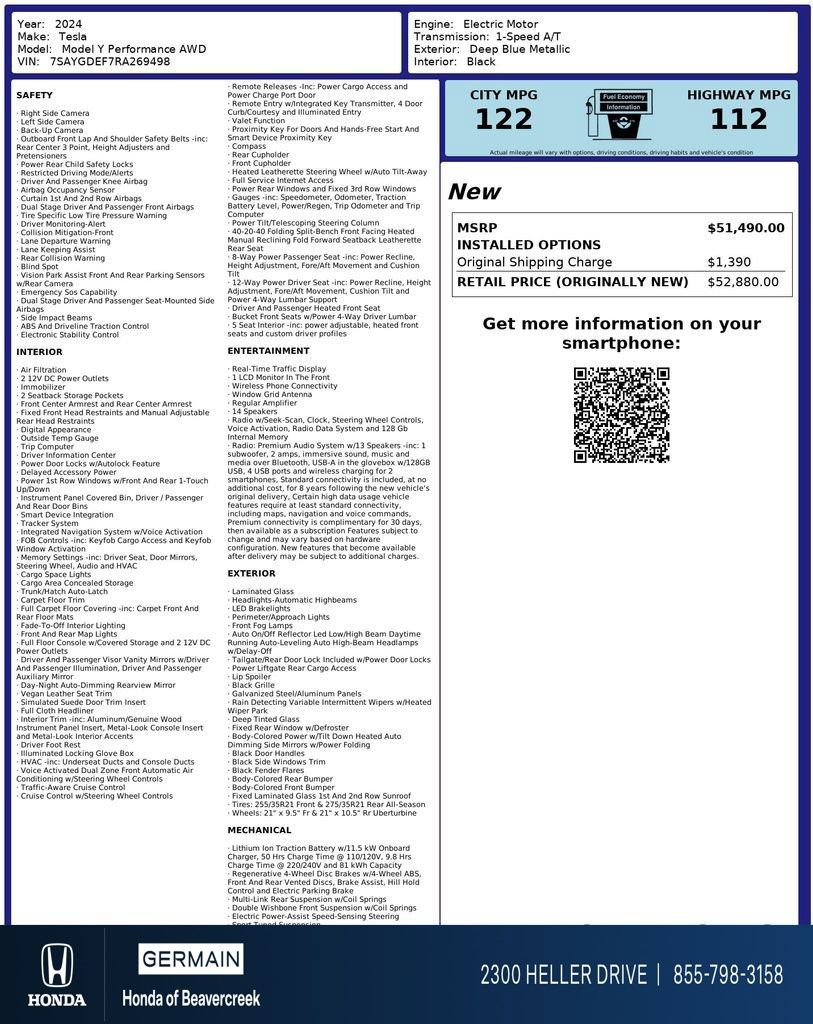 Used 2024 Tesla Model Y Performance image 35