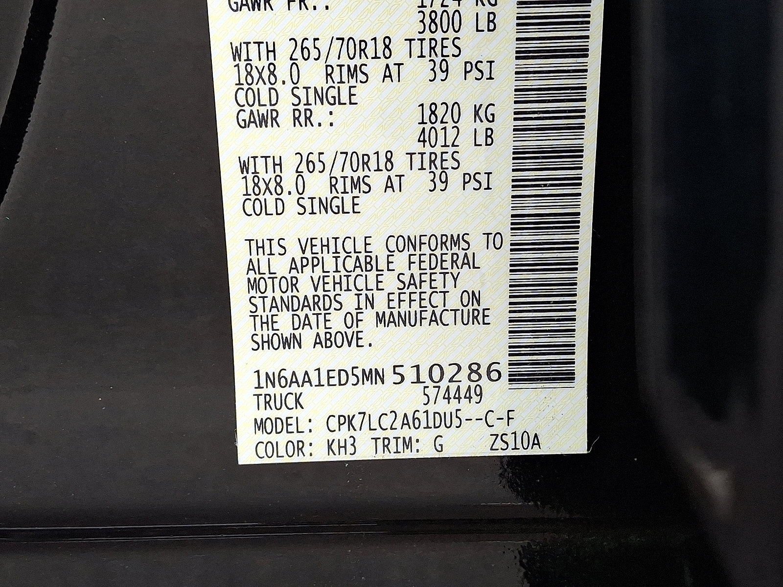 Used 2021 Nissan Titan SV w/ SV Convenience Package image 26