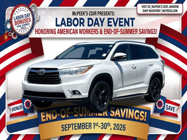 Used 2016 Toyota Highlander Limited Platinum FWD 360° Tour
