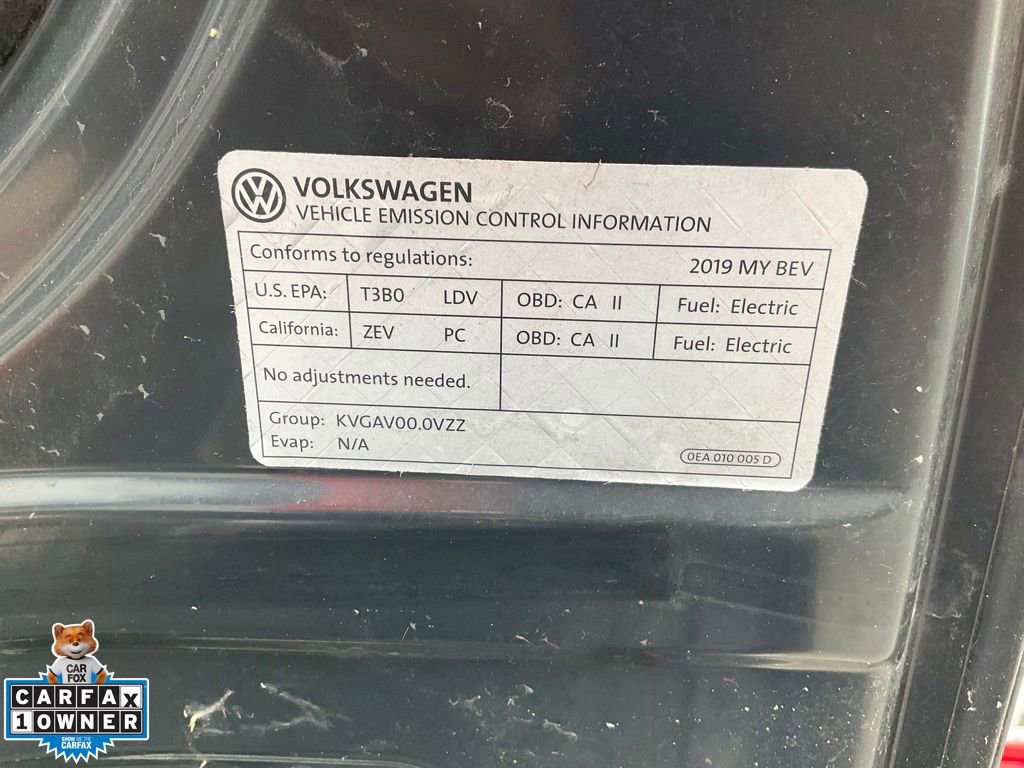 Used 2019 Volkswagen e-Golf SEL Premium FWD image 13