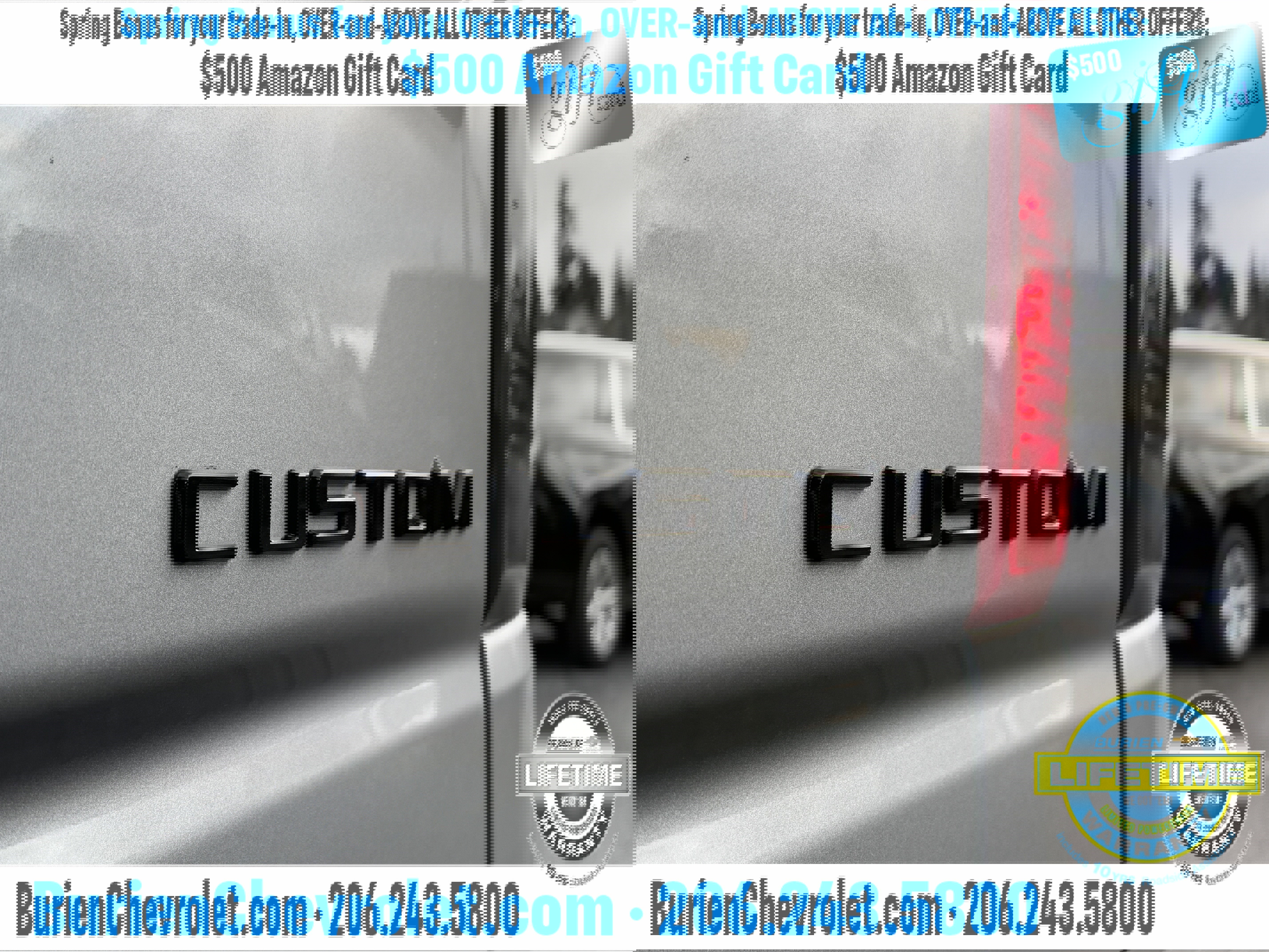 Used 2023 Chevrolet Silverado 1500 Custom Trail Boss w/ LPO, Dark Essentials Package image 36