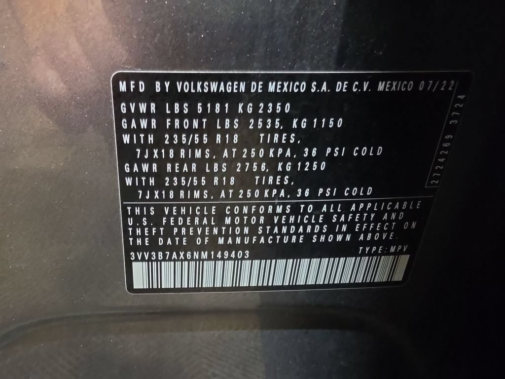 Used 2022 Volkswagen Tiguan SE FWD image 27
