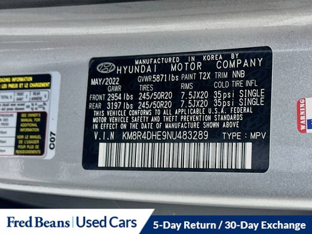 Used 2022 Hyundai Palisade SEL w/ 8P Bench Seat Package AWD/4WD image 40