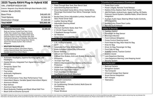 Used 2025 Toyota RAV4 XSE w/ Premium Package AWD/4WD image 26