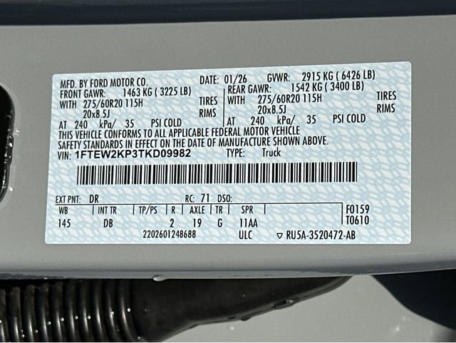 New 2026 Ford F150 STX w/ Equipment Group 200A image 37