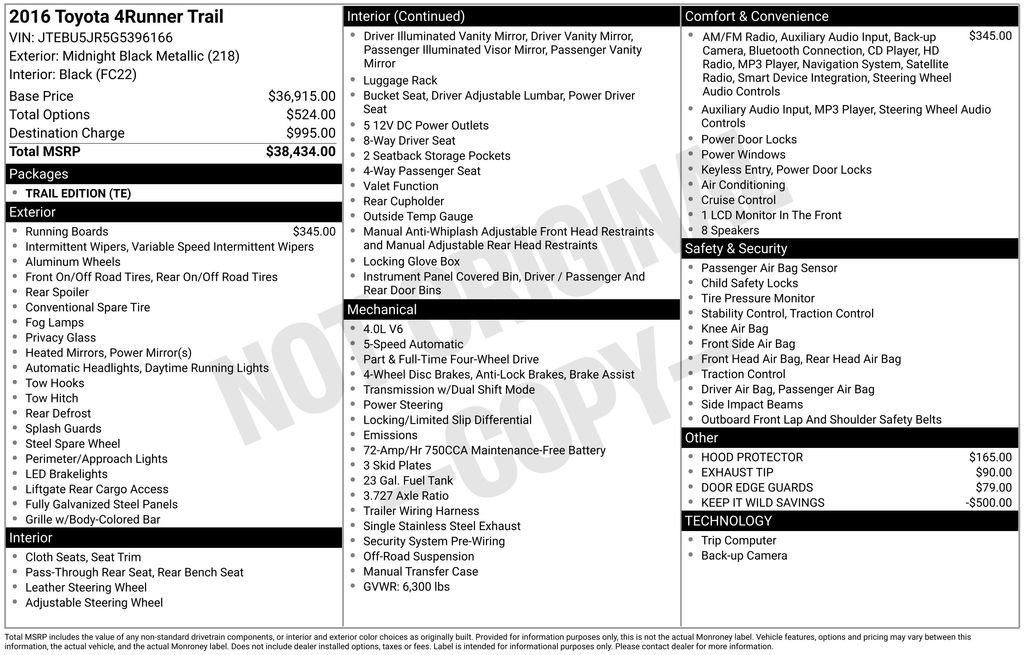 Used 2016 Toyota 4Runner Trail image 7