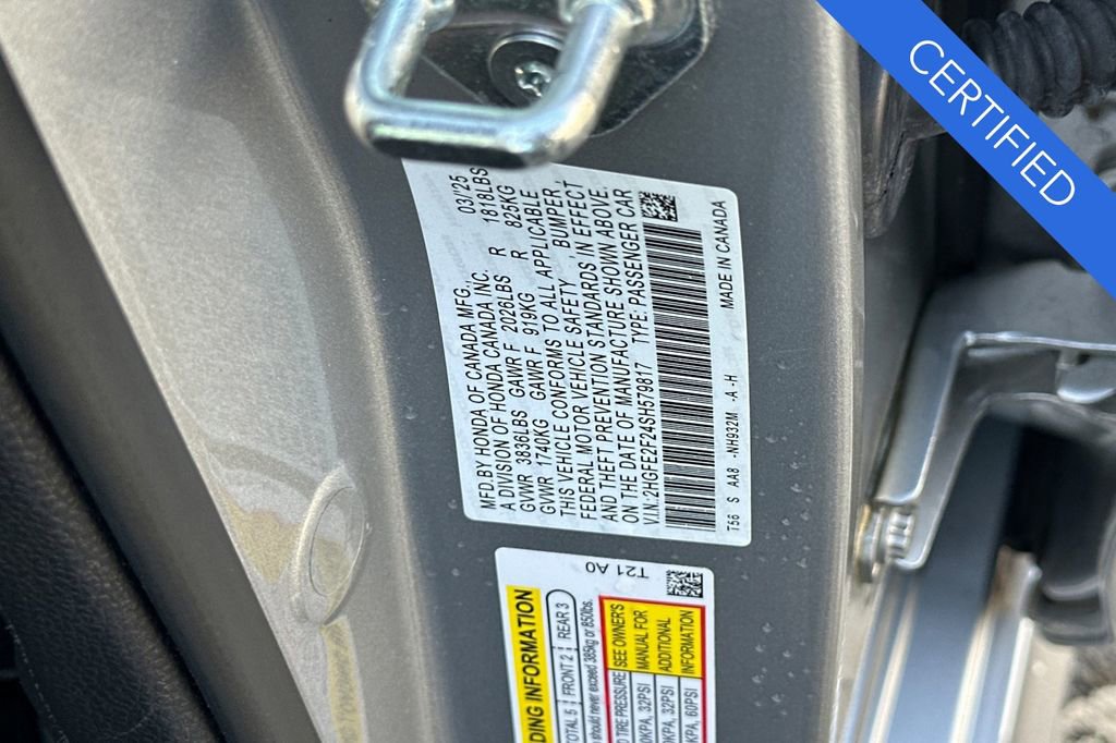 Certified 2025 Honda Civic LX image 31