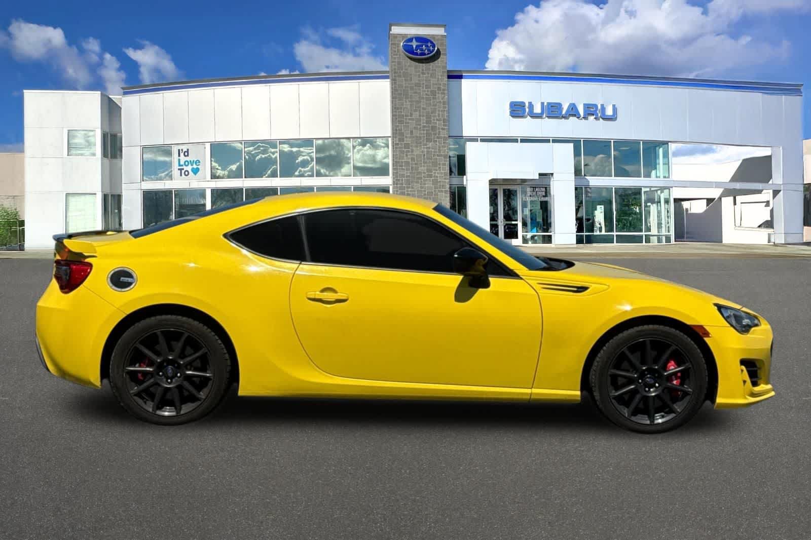 Used 2017 Subaru BRZ Series.Yellow RWD image 6