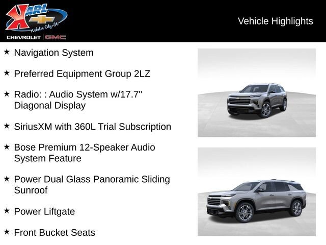 New 2026 Chevrolet Traverse High Country AWD/4WD image 3