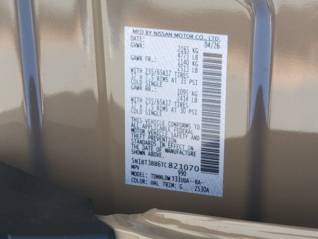 New 2026 Nissan Rogue SV AWD/4WD image 12