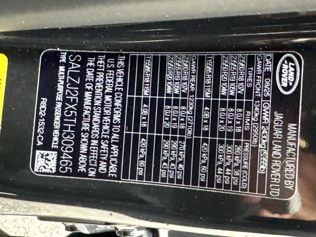 New 2026 Land Rover Range Rover Evoque S image 28