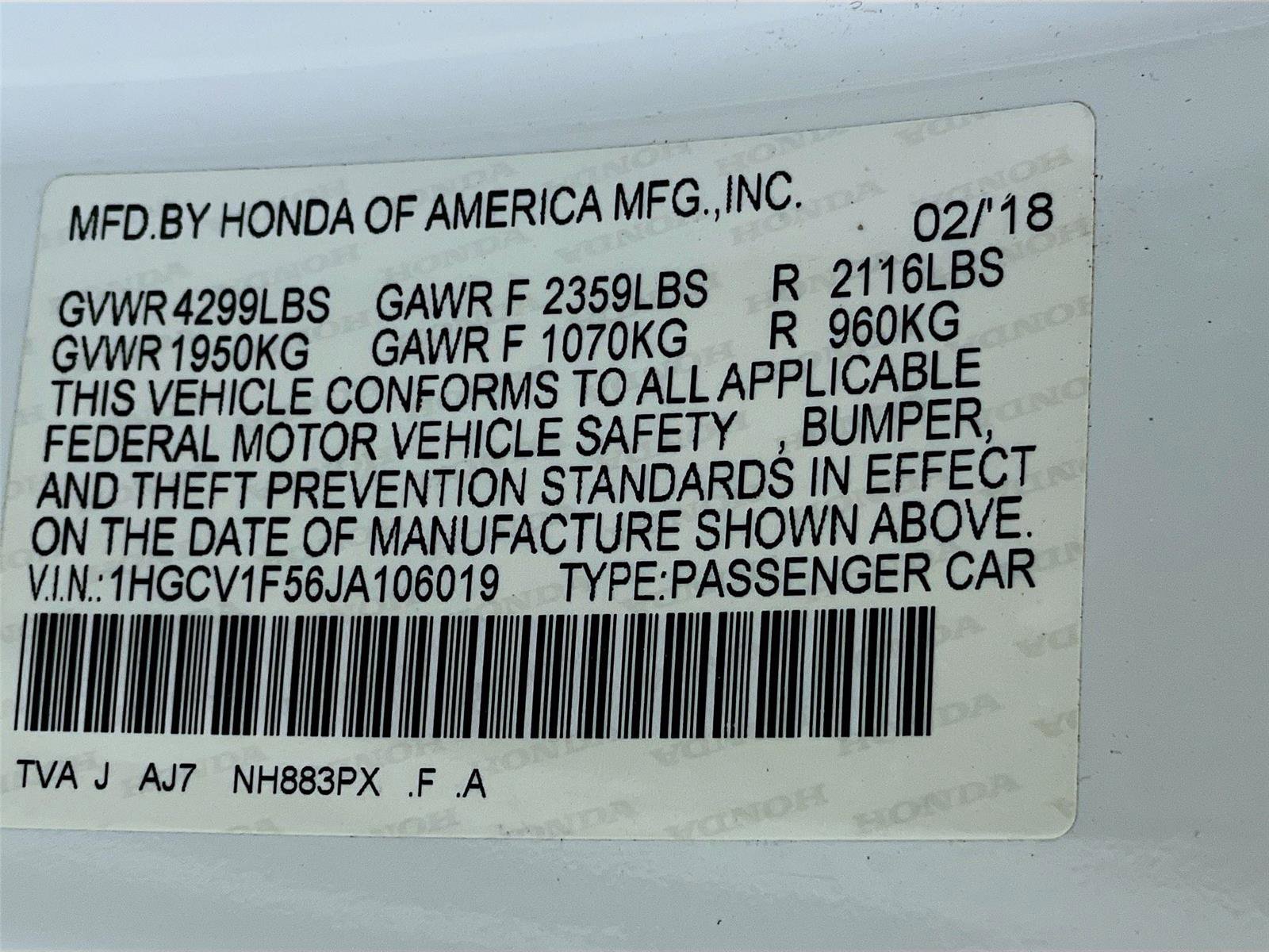 Used 2018 Honda Accord EX-L image 36